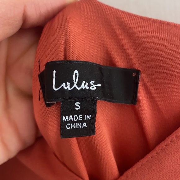 Lulus women’s small high-low maxi dress in dusty rose - Picture 7 of 9